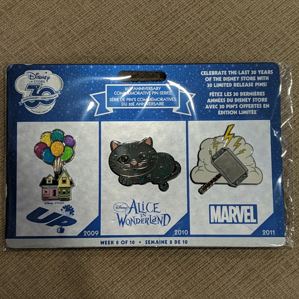 Disney Store 30th Anniversary Commemorative Pins